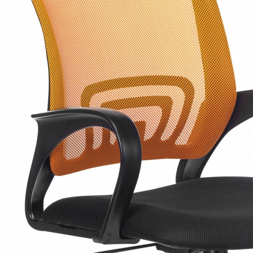 Кресло оператора Brabix Fly MG-396 ткань/сетка, черно-оранжевое 532084 фото 4